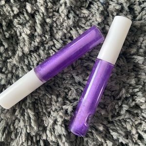 Hand made Purple/clear lip gloss